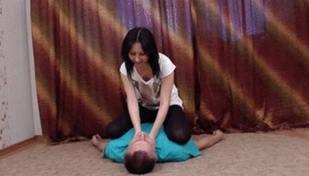 Man makes a fantasy about sniffing a pussy happen, vf0309h 720p