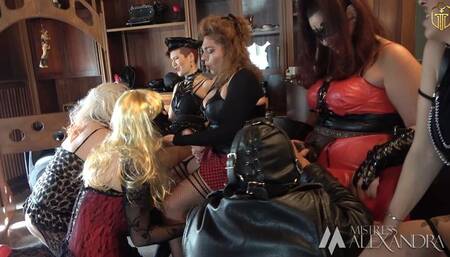 Cock sucker sissy contest with Mistress Alexandra's sluts