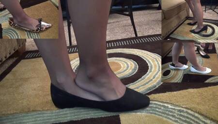 Candice And Shaylee Try On Big Shoes