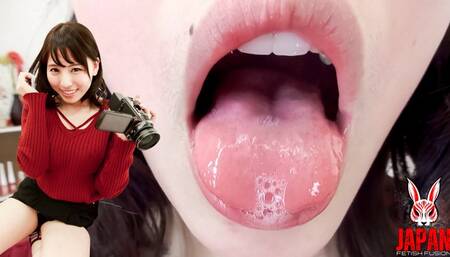 Intimate Selfie: Snow White, Shiho Egami's Sensual Mouth POV