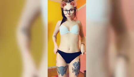 Tabs24x7 Striptease Snapchat Video leaked!