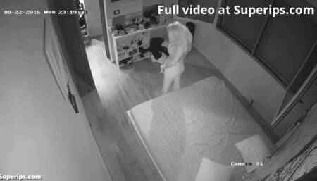 IPCAM – American blonde stepmother fucks her stepson