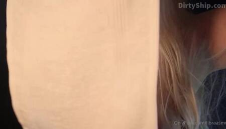 Libra ASMR Nude Cheeky Spray Body Massage Video