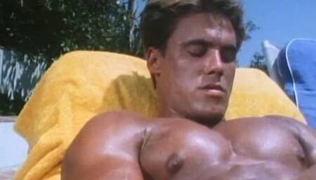 Muscle Man Masturbation