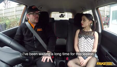 Back seat fuck for infatuated minx