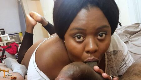 Her Ripped Nylons Made Him CUM 3 TIMES-Face, Mouth&Pussy (Public Indecency)