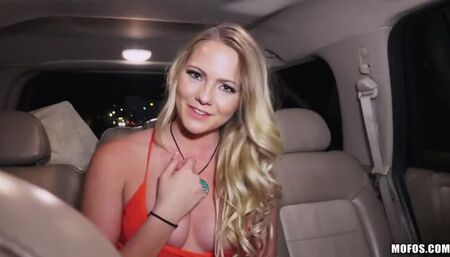 Blonde College Chick Goes Wild