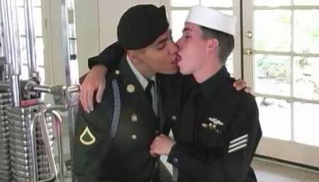 Army on Top And Navy Heads for the Bottom