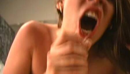Deepthroating First timer