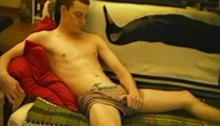 Jerking Off In The Man Cave