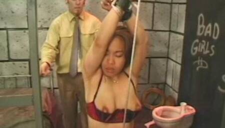 She Is Caged For Milking