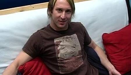 Straight Muscular Young Blond Self Abuser