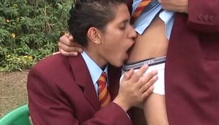 Visitors' Day at the Private Boys School