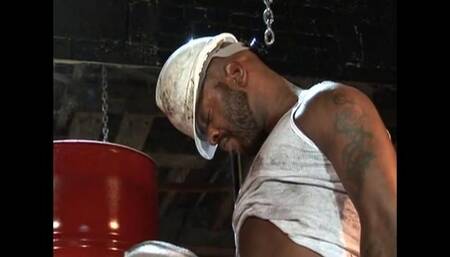 Black Working Man and White Freak Boy Slave