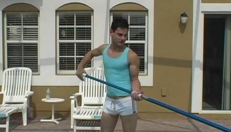 Cute Pool Boy Jake Lyons Inflames Eric Austin
