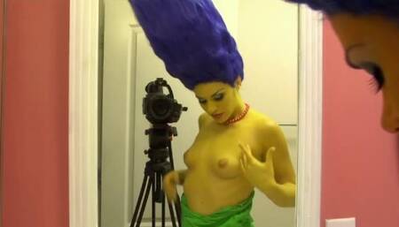 Marge and Homer Simpson Get Pornified