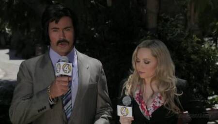 Anchorman Bangs Anchorwoman!
