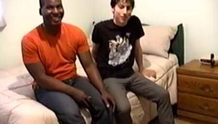 First Time Straight Boy Has a Black Cock