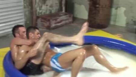 Guys Hot Oil Wrestling