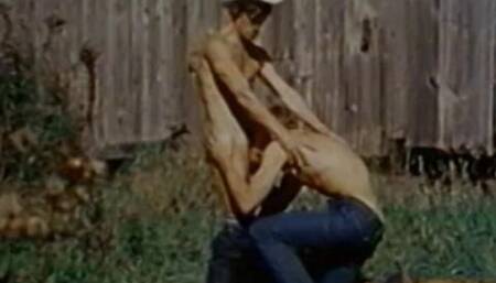 Courtin'  a Cowboy In the Field
