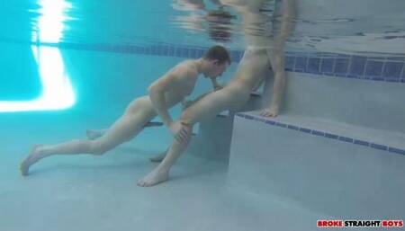 Straight Boys Under Water Fun