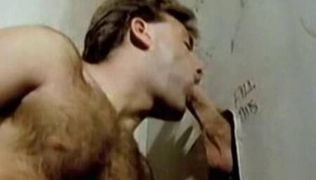 Curved Cock in the Glory Hole