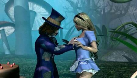 Jessica Drake Trades Trump For Mad Hatter