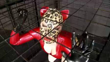 Latex Leopard Lucy Is Uncaged