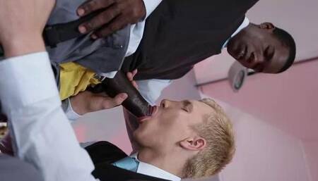 Blondie is hungry for that dark meat