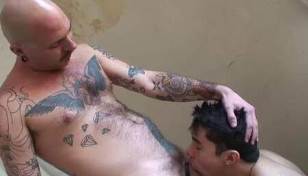 Old With Tattoos and Young and Bare