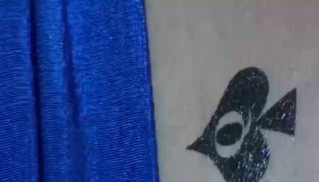 Wife With Queen Of Spades Tattoo