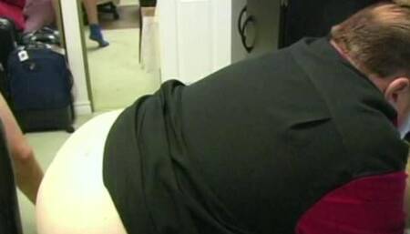 Fat Old Boss Gets It In the End