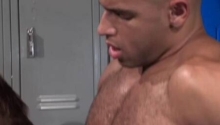 Rock Hard Abs and Cocks in the Locker Room