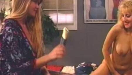 Sexy Lesbian Toy Swappers