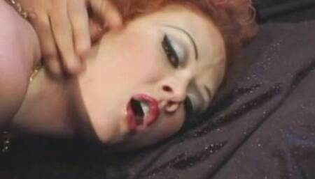 Freaky Redhead Gets Her Ass Plugged