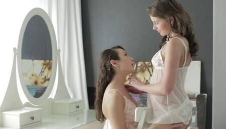 Beautiful Virgin Threesome Party