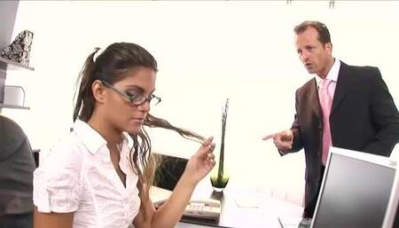 Lazy Secretary's Office Sex Daydream