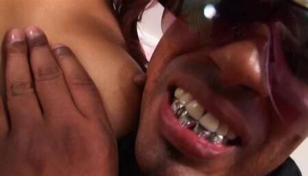 This Little Girl Handles Papis Big Black Cock