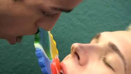 Sucker Candy Eating Twinks
