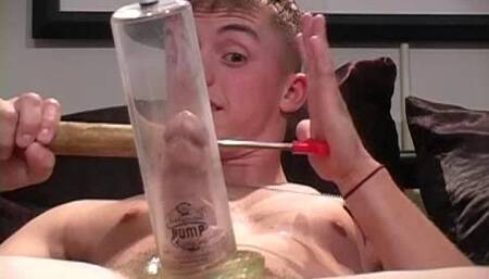 Straight Guy Does a Webcam Show