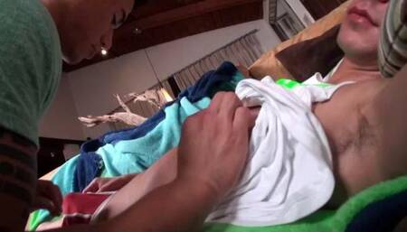 Straight Roommate Seduced While Sleeping