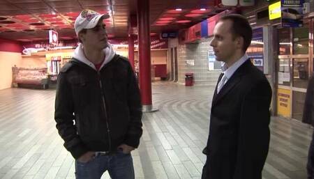 A Train Station, a Businessman and a Slacker