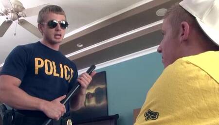 Flasher Gets a Visit From a Cop