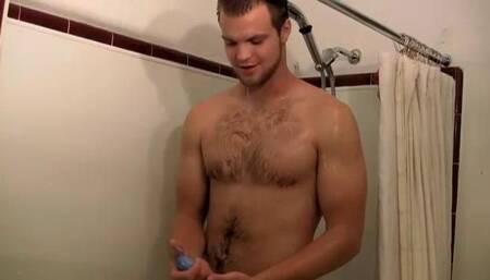 Billy Acts Silly in the Shower Then Gets Anal