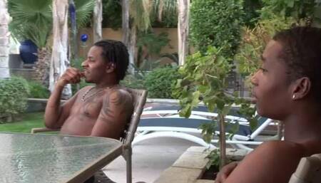 Two Black Guys See Sexy Ian Cody at the Pool