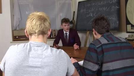 Teacher's Assistant Double Teamed by Bad Boys