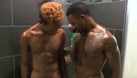 Rio and Chino Shower Together