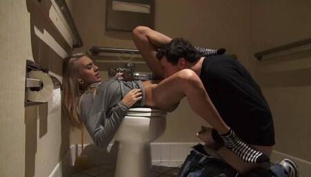 Janice Griffith and James Deen's Bathroom Quest