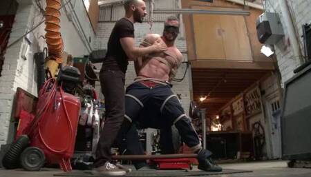 Bonding With A Muscled Mechanic