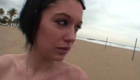 Picking Up a Tourist on the Beach in Spain